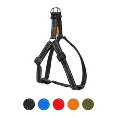 Collar Шлея "Dog Extreme" з нейлону регульована (ширина 20мм, В:50-80см) чорний