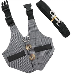 Xtep Шлея з повідцем для тварин "Roze" Grey Size L