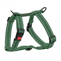 Амуніція Bronzedog Cotton Брезентова Н-подібна шлея для собак, армійська S (73/1514Б/Т)