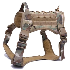 Нейлонова тактична шлейка для собак Derby Nylon Tactical Dog Harness L Камуфляж