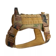 Нейлонова тактична шлейка для собак Derby Nylon Tactical Dog Harness L Камуфляж