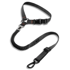 Автотримач Spigen PS100 Universal Car Seat Belt Holder for Pets Black (ACP08926)