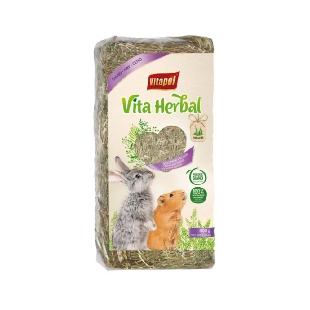 Сіно для гризунів Vitapol Vita Herbal 800 г