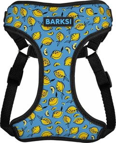 Шлея для собак Barksi Sport S обхват шиї - 24 см, обхват грудей 35-38 см Лимони (74/8632) (2007033054923)
