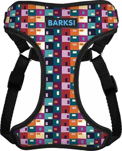 Шлея для собак Barksi Sport S обхват шиї - 24 см, обхват грудей 35-38 см Печворк (74/8719) (2007033054978)
