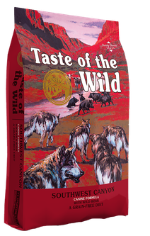 Сухий беззерновий корм Taste of the Wild Southwest Canyon Canine Formula для собак всіх порід яловичина/ягня/кабан 2 кг (арт 2586-HT18)