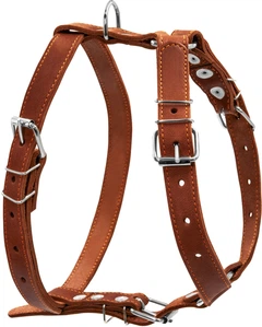 Шлейка Collar одинарна (ширина 25 мм, А: 49-68 см, В: 68-80 см) Коричнева (06386Collar)