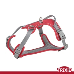Шлея для тварин Trixie "Premium active", L: 69-87см/25мм, червоний (TX-1996503) 4053032024809