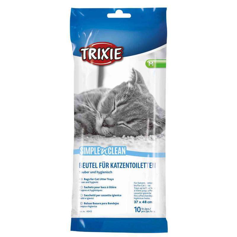 Trixie (Трикси) Simple and Clean Bags for Cat Litter Trays - Пакеты для кошачьих туалетов (37х48 см)