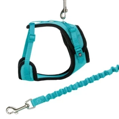 Шлей для кошек Trixie Y-Harness 39-60 см/10 мм бирюзовая (4057589418906)