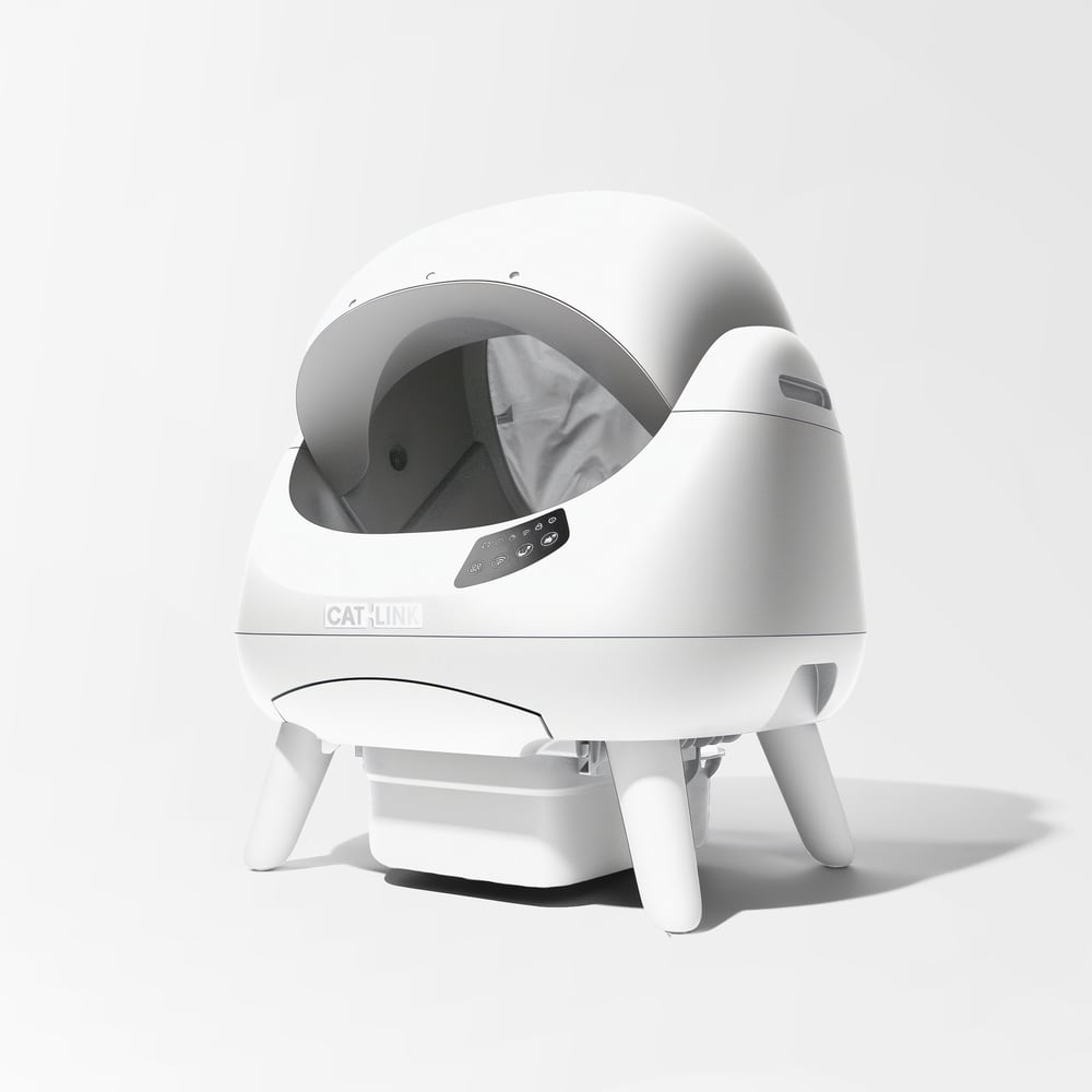 Смарт-лоток для котів Catlink Scooper Open-X 58,5х53,4х59,2 см - білий