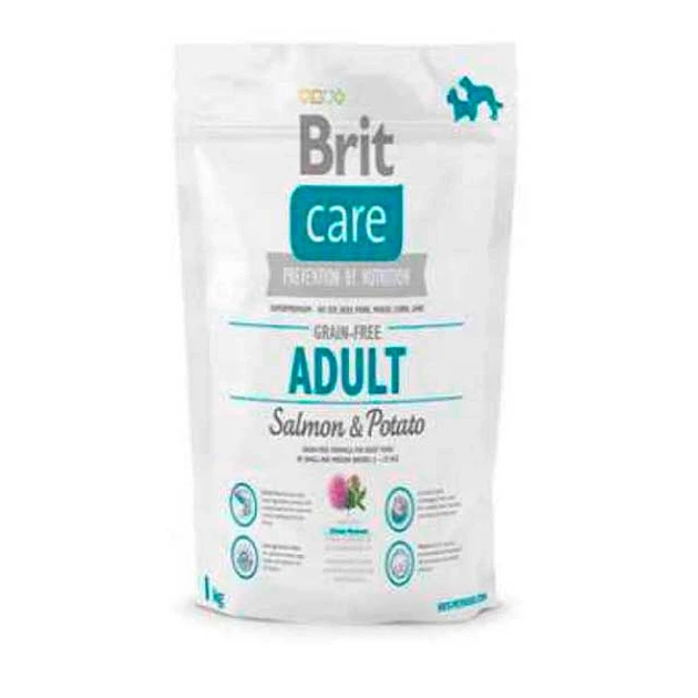 Brit Care Grain-free Adult Salmon & Potato для дорослих собак усіх порід — 1 кг 172196