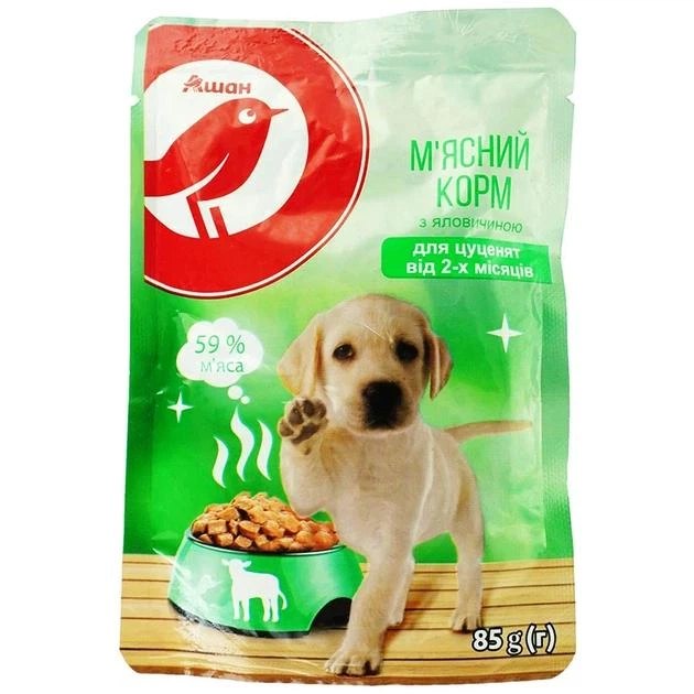 Auchan Корм для цуценят
