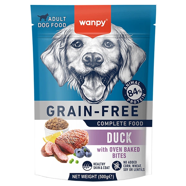 Сухий беззерновий корм Wanpy Grain Free Duck Ванпі Качка для собак 12кг