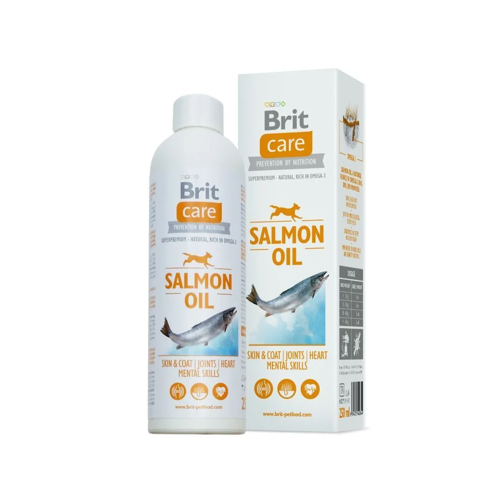 Brit Care лососева олія для собак 250 мл