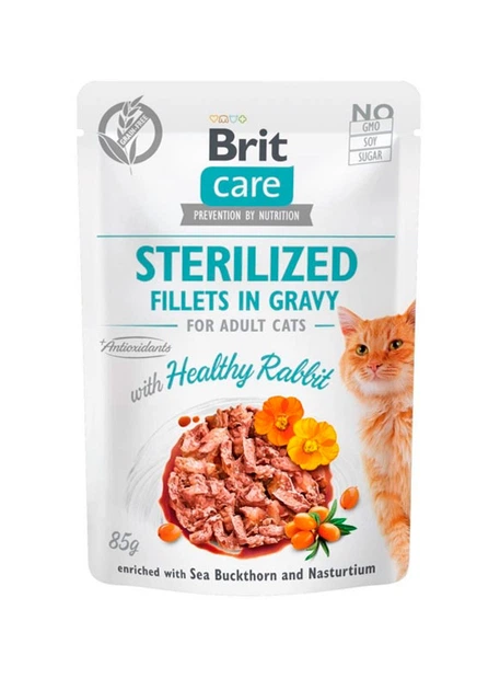 Brit Care Вологий корм (шматочки в соусі)