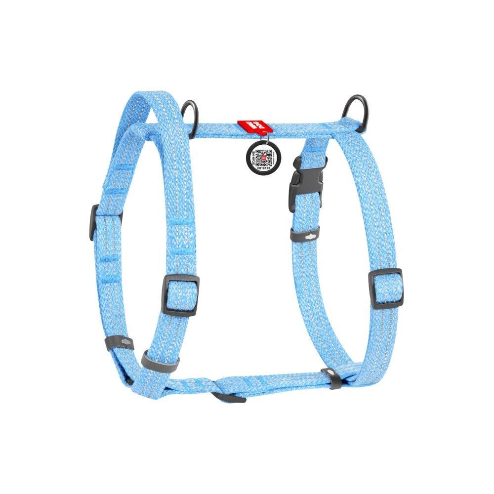 Шлея для собак Collar Re-cotton світловідбивна L - фіолетовий