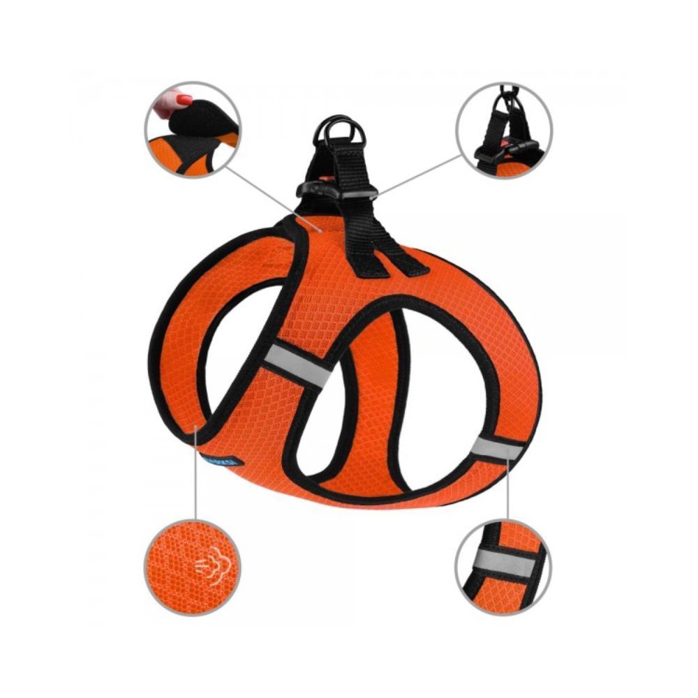 Шлея для собак Barksi Mesh Vest M - помаранчевий