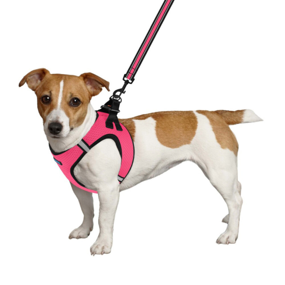 Шлея для собак Barksi Mesh Vest S - рожевий