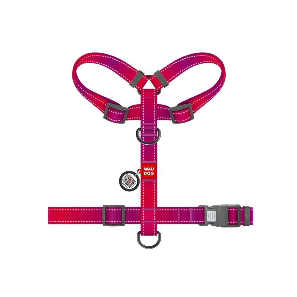 Шлея для собак Collar Nylon Mono Н-подібна М - рожевий