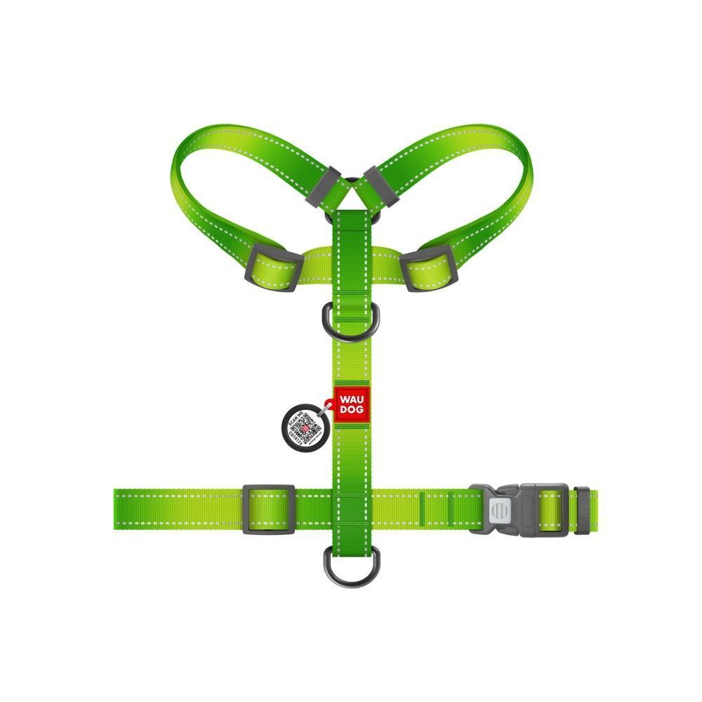 Шлея для собак Collar Nylon Mono Н-подібна М - салатовий