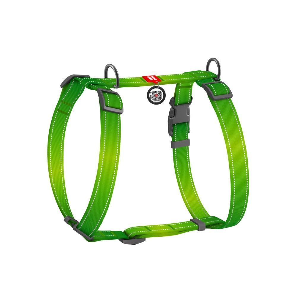 Шлея для собак Collar Nylon Mono Н-подібна L - салатовий