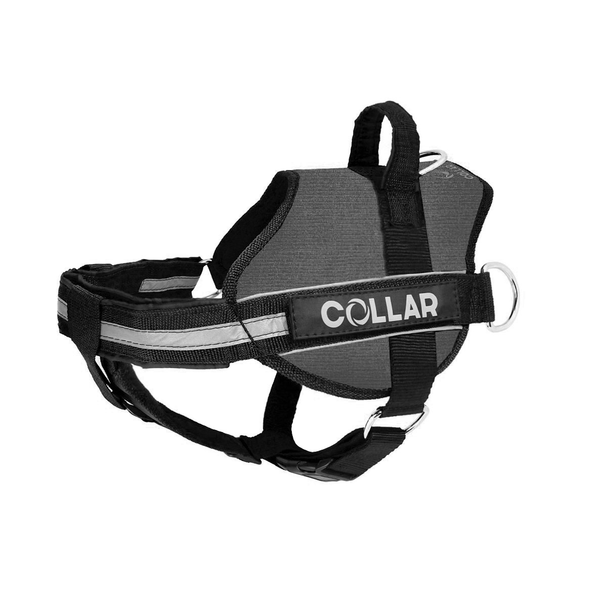 Шлея Collar нейлонова «DogExtreme Police» №1, 35-45 см (червона, чорна)