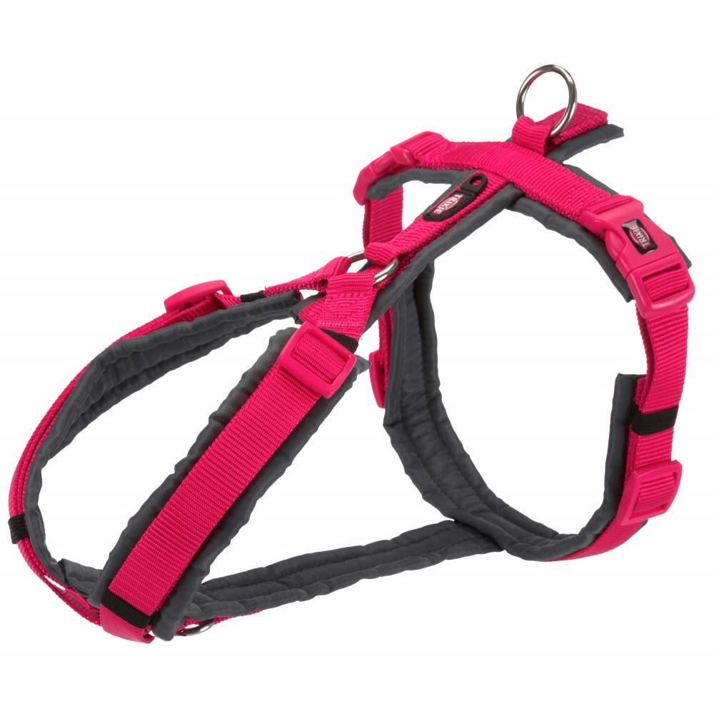 Шлея Trixie «Premium trekking» M: 53-64 см / 20 мм (фуксія)