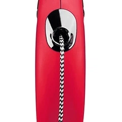 Поводок-рулетка для собак Flexi New Classic S -5м до 12кг (трос) чорна(4022)