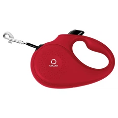 Повідець-рулетка Collar для собак, розмір S, 15 кг, довжина 5м, червона стрічка