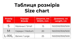 Повідець для собак WAUDOG Re-cotton з відновленої бавовни 500 см 20 мм Сірий (401511)
