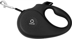 Повідець-рулетка Collar S для собак до 15 кг, 5 м Чорний (81241)A