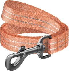 Повідець для собак WAUDOG Re-cotton M 20 мм х 5 м Помаранчевий (40154Collar)