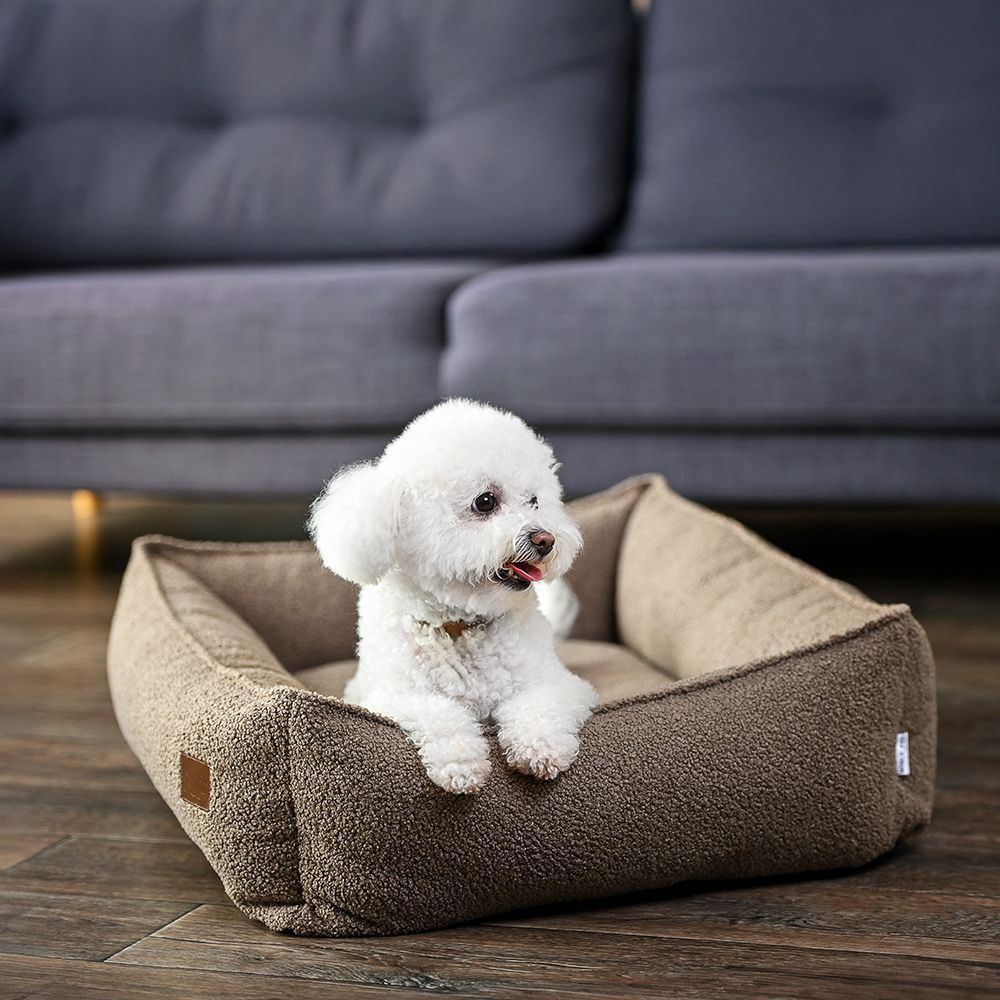 Noble Pet Albert Teddy лежак для собак L 90х60 см - коричневий