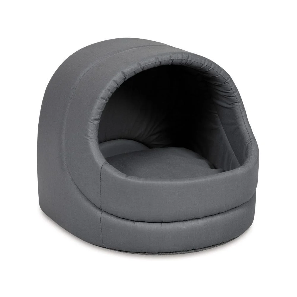 Природа Priroda Comfort будинок-лежак для собак 35х34х31 см - сірий