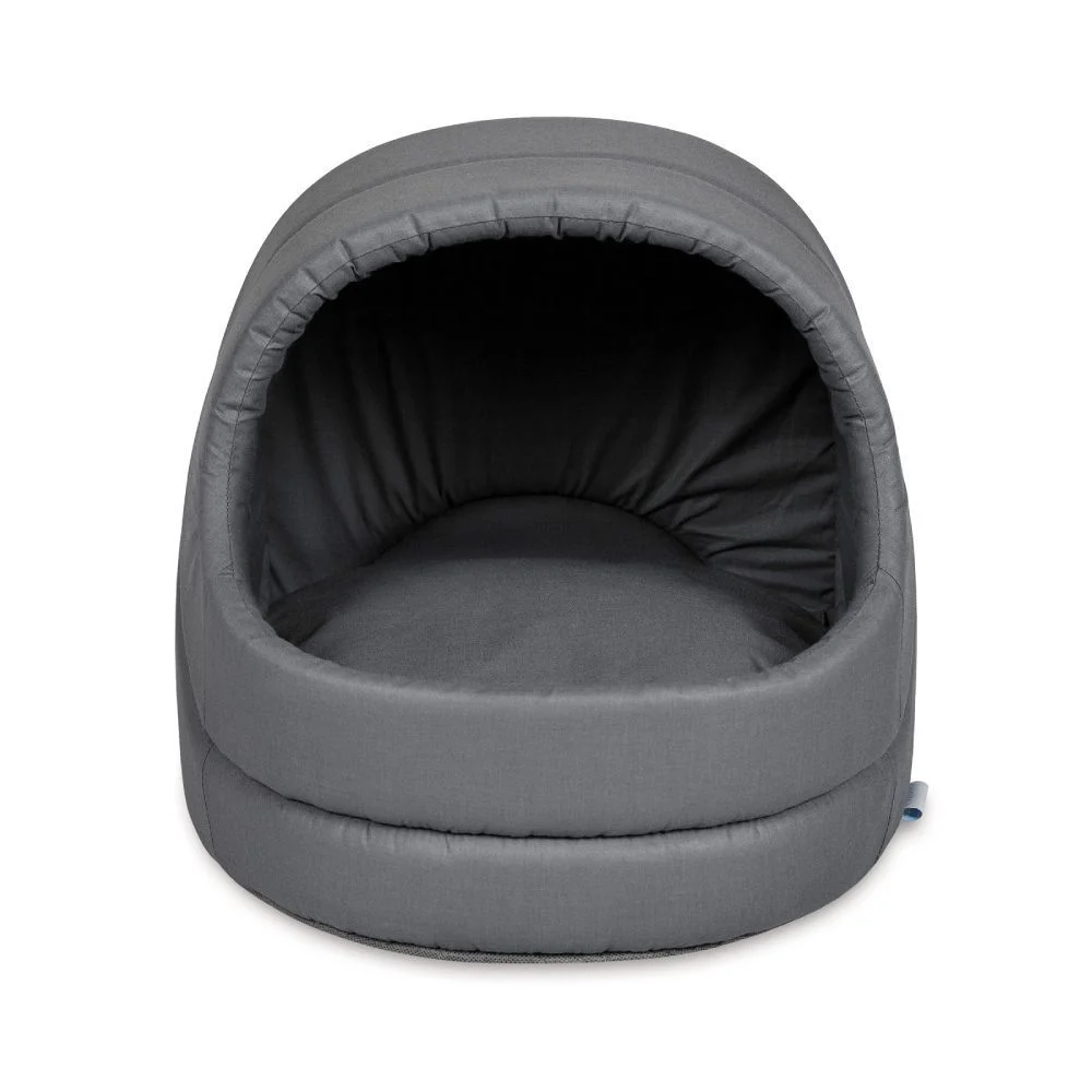Природа Priroda Comfort будинок-лежак для собак 39х38х35 см - сірий