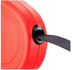 Повідець-рулетка для собак Ferplast Flippy One Cord M до 25 кг червона стрічка 5 м 75093222