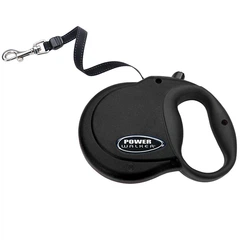 Рулетка-повідець для собак, стрічка 4.8м Coastal Power Walker Retractable Leash (08701_BLKLRG)