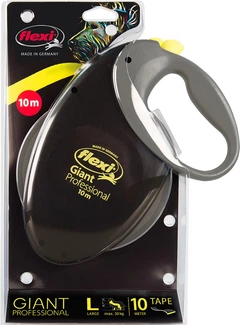 Повідець-рулетка Flexi Giant Professional Neon 10 м Чорний (4000498030103)