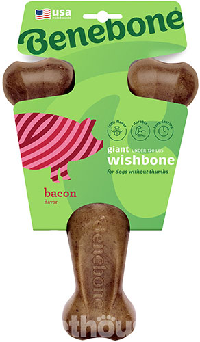Benebone Wishbone Bacon Жувальна іграшка зі смаком бекону для собак 17,8 см