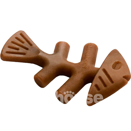 Benebone Fishbone Salmon Жувальна іграшка зі смаком лосося для собак 17,8 см