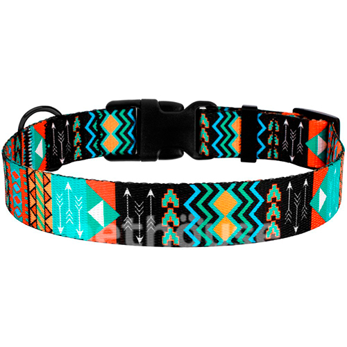 Barksi Urban Нашийник "Ацтеки" з пластиковою пряжкою для собак 25-33 см