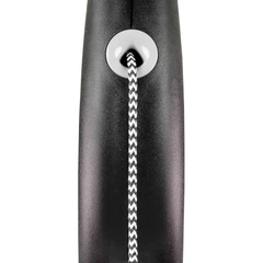 Повідець-рулетка Flexi для собак Black Design трос чорна розмір S 5 м/12 кг 4000498033302