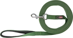 Повідець Trixie Tracking leash для собак бавовняний S-M 5 м 20 мм Оливковий (4011905476094)
