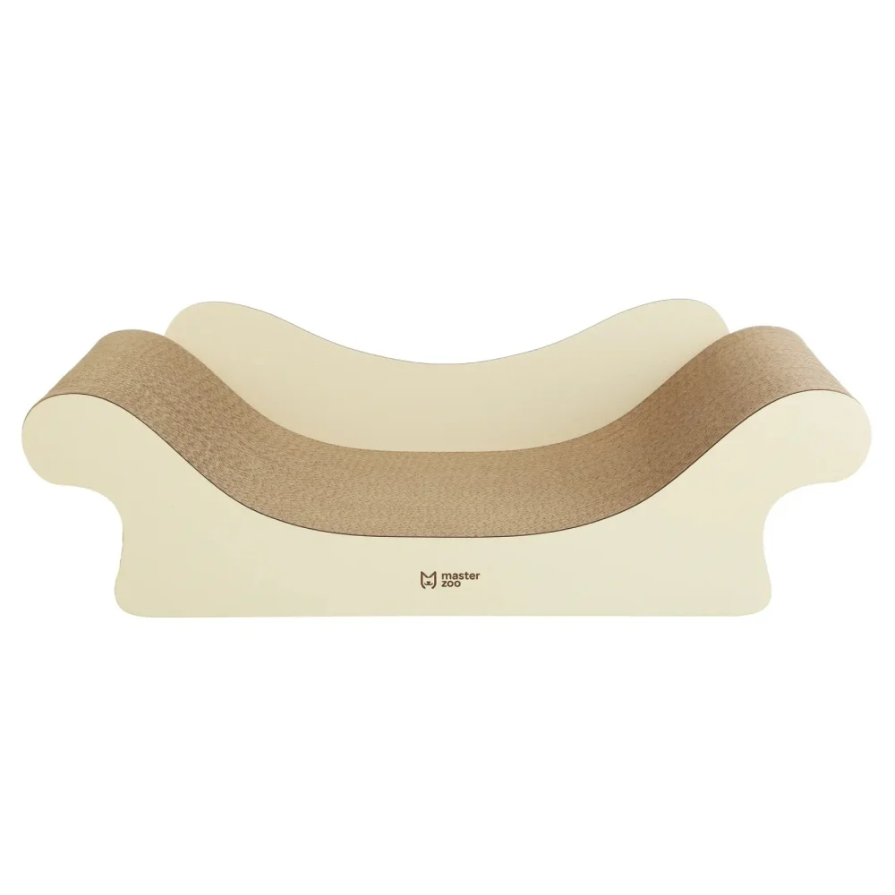 MasterZoo Sofa кігтеточка картонна 62х17,5х25 см - коричневий