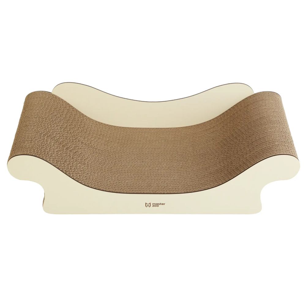 MasterZoo Sofa кігтеточка картонна 62х17,5х25 см - коричневий