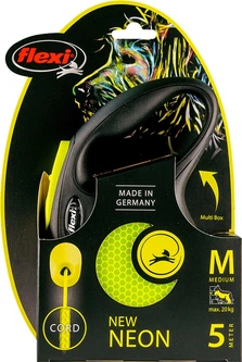 Повідець-рулетка Flexi New Neon M 5 м (4000498025222)