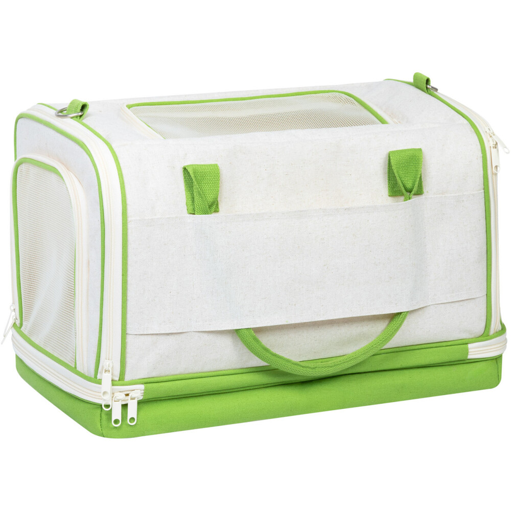 Сумка-переноска для котів Waudog Relax Eco 47x30x28 см - білий
