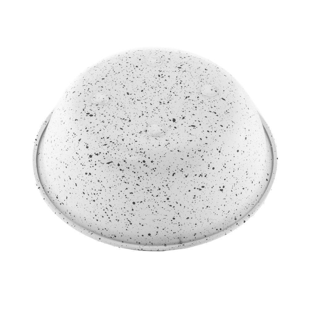 ArjanImpex Premium Ribbed Speckle миска металева для котів 470 мл - білий