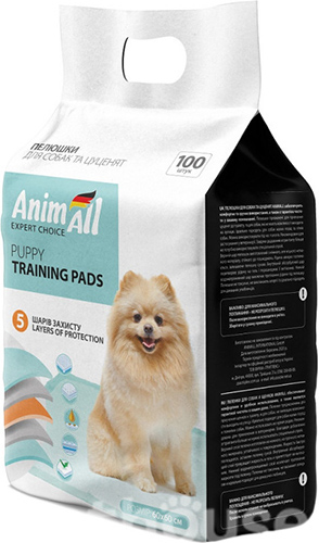 AnimAll Пелюшки для цуценят та дорослих собак 50 шт